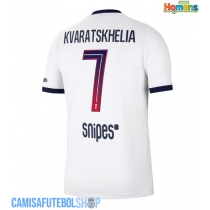 Camisa de time de futebol Paris Saint-Germain Khvicha Kvaratskhelia #7 Replicas 2º Equipamento 2026-27 Manga Curta